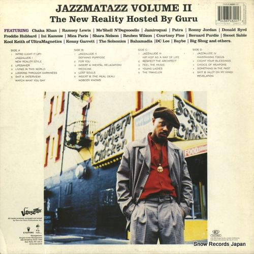 GURU jazzmatazz volume ii the new reality 724383482016