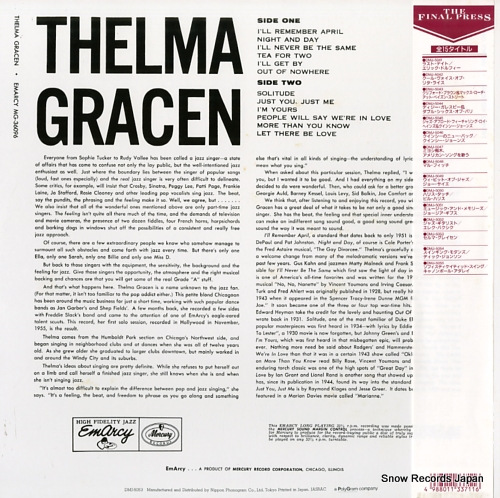 GRACEN, THELMA thelma gracen DMJ-5053