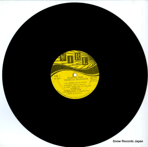 TROPICAL ISLANDERS, THE a musical ride W027