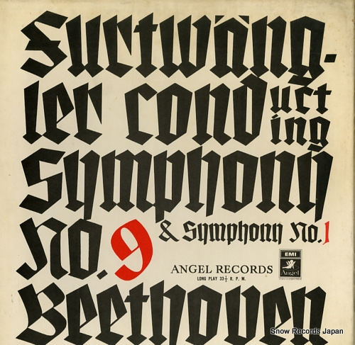 FURTWANGLER, WILHELM beethoven; symphony no.9 
