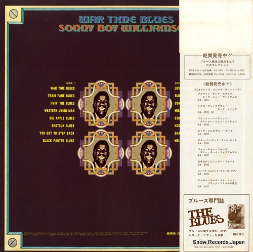 WILLIAMSON, SONNY BOY war time blues RA-5707