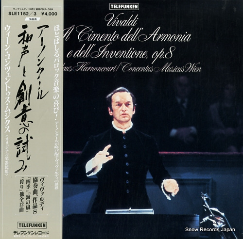 HARNONCOURT, NIKOLAUS vivaldi; il cimento dell' armonia e dell' inventione 12 concerti op.8 SLE-1152