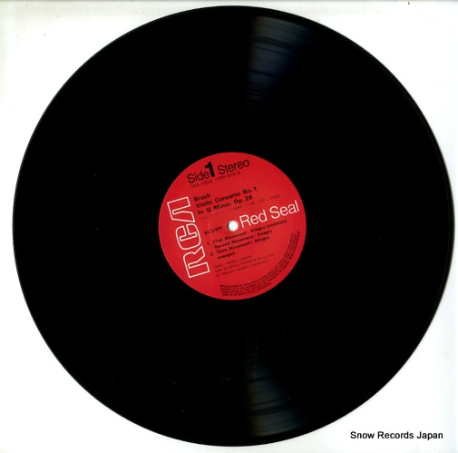 HEIFETZ, JASCHA bruch; violin concerto no.1 in g minor, op.26 SRA-2824