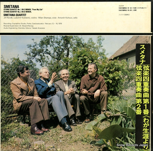 SMETANA QUARTET smetana; two string quartets OX-7049-ND