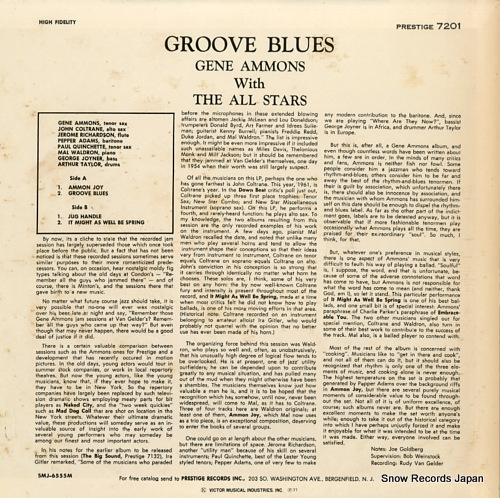 AMMONS, GENE groove blues SMJ-6555(M)
