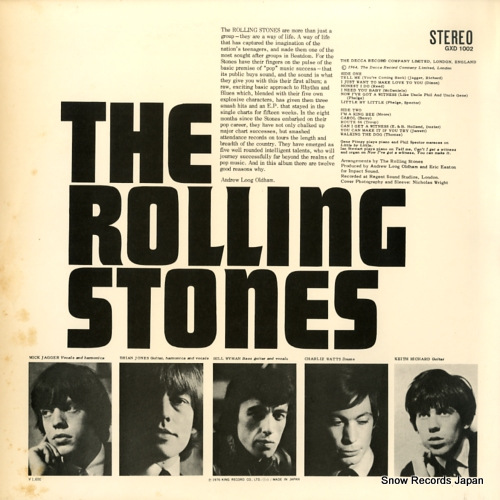 ROLLING STONES, THE the rolling stones GXD1002
