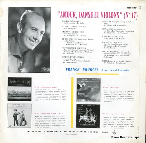 ե󥯡ץ륻롦ɡȥ amour, danse et violons no 17 FELP240