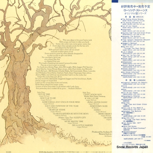 ROLLING STONES, THE metamor-phosis L20P1036