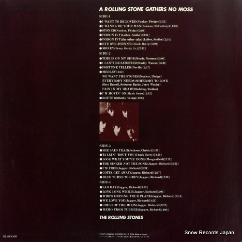 ROLLING STONES, THE gathers no moss L35P1037