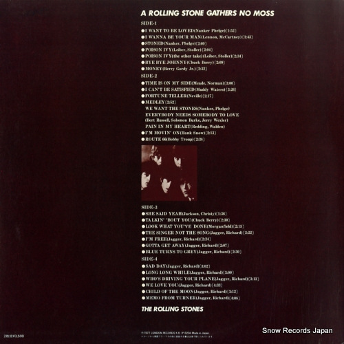 ROLLING STONES, THE gathers no moss L35P1037