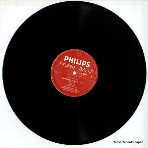 GRUMIAUX, ARTHUR mozart; violin concerto no.3 / no.5 416009-1