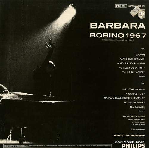 BARBARA bobino 1967 6332105
