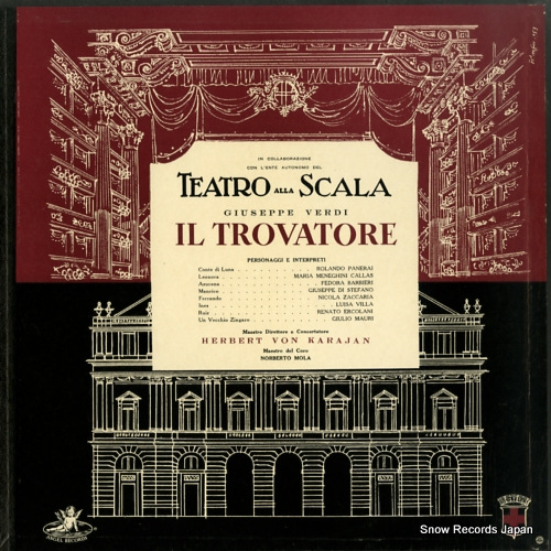 KARAJAN, HERBERT VON verdi; trovatore 3554-5S/L