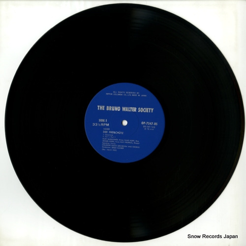 KLEIBER, ERICH weber; der freischutz OP-7547-BS