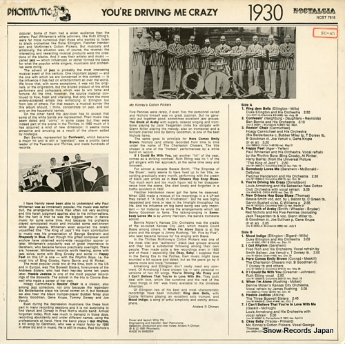 V/A you're driving me crazy NOST7618