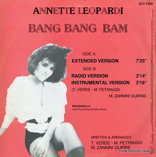 LEOPARDI, ANNETTE bang bang bam ACV5460