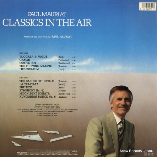 MAURIAT, PAUL classics in the air 826072-1