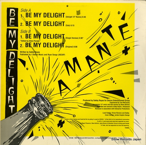 AMANTE be my delight TSR860