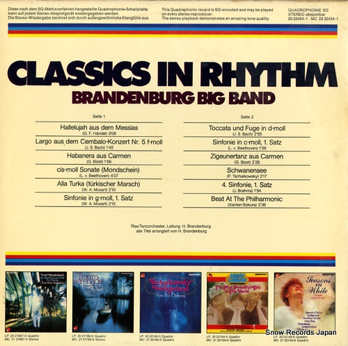 BRANDENBURG, HELMUTH classics in rhythm (brandenburg big band) 2022434-1