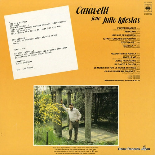 CARAVELLI joue julio iglesias PFC90658