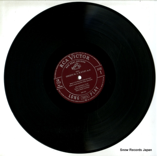 RUBINSTEIN, ARTUR brahms; concerto no.2 LM-1728