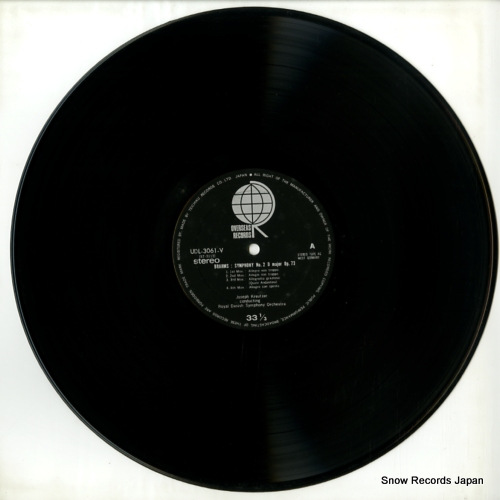 KREUTZER, JOSEPH brahms; symphony no.2 / no.3 UDL-3061-V