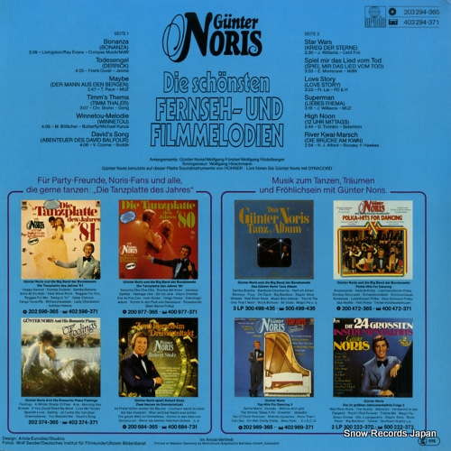 NORIS, GUNTER die schonsten fernseh-und filmmelodien 203294-365