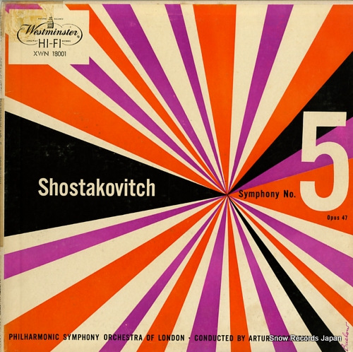 RODZINSKI, ARTUR shostakovitch; symphony no. 5 XWN18001