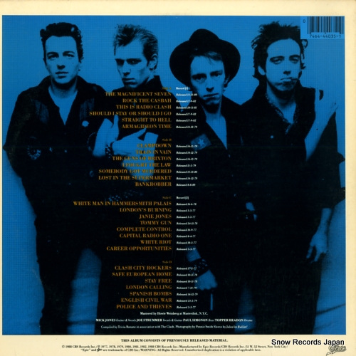 CLASH, THE the story of the clash volume1 E244035
