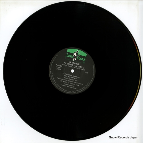 MODERN JAZZ QUARTET, THE in memoriam P-8508L