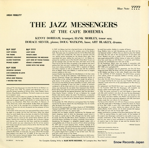 JAZZ MESSENGERS, THE at the cafe bohemia DY-5805-01