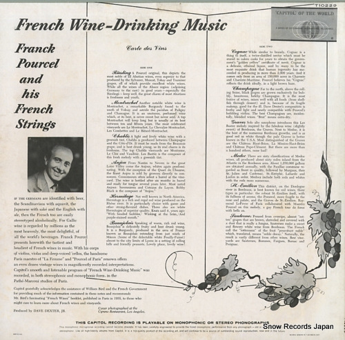 POURCEL, FRANCK french wine-drinking music T-10229