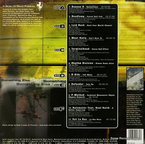V/A something else volume one RS99133