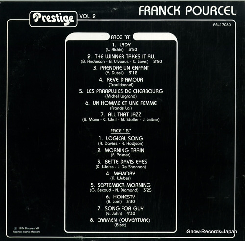 POURCEL, FRANCK franck pourcel prestige vol.2 ABL-17080