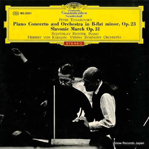 KARAJAN, HERBERT VON tchaikovsky; piano concerto and orchestra no.1 in b- flat minor, op.23 MG-2061