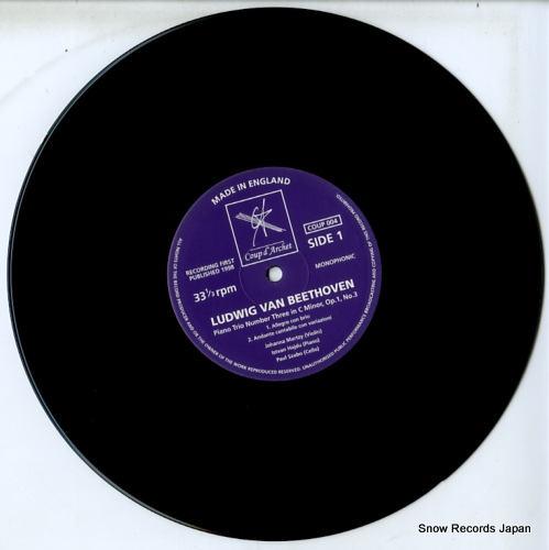 MARTZY, JOHANNA beethoven; c minor trio, op.1, op.3 COUP004