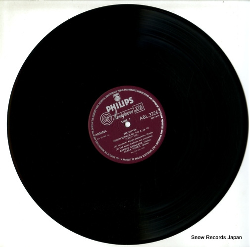 GRUMIAUX, ARTHUR beethoven; sonatas for violin and piano no.9,no.6 ABL3226