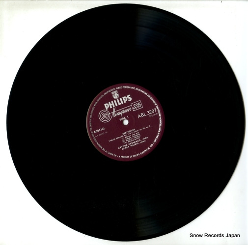GRUMIAUX, ARTHUR beethoven; sonatas for violin and piano no.7,no.10 ABL3207