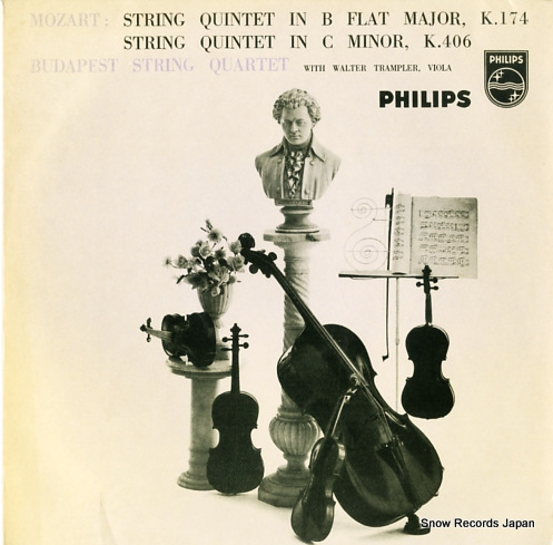 BUDAPEST STRING QUARTET, THE mozart; string quintet in b flat major k.174 ABL3205