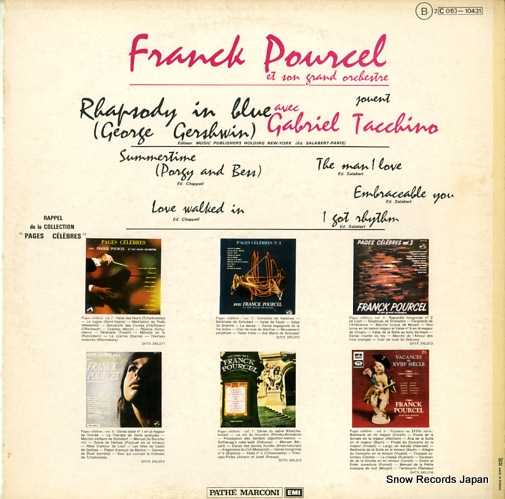 POURCEL, FRANCK rhapsody in blue 2C063-10431