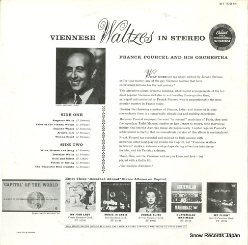 POURCEL, FRANCK viennese waltzes by pourcel ST10214