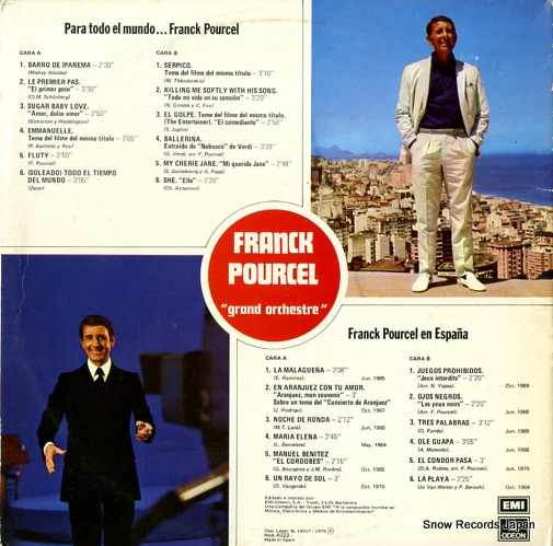 POURCEL, FRANCK para todo el mundo 1J164-13065