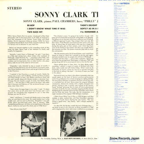 CLARK, SONNY sonny clark trio GXK8051