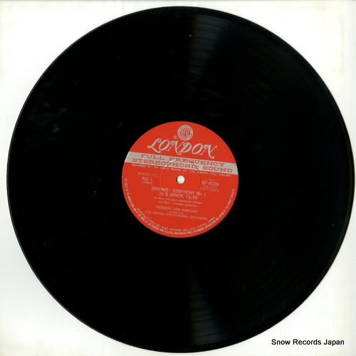 KARAJAN, HERBERT VON brahms; symphony no.1 in c minor, op.68 GT9128