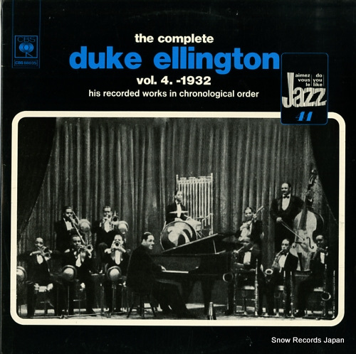 ELLINGTON, DUKE the complete duke ellington vol.4 1932 CBS88035
