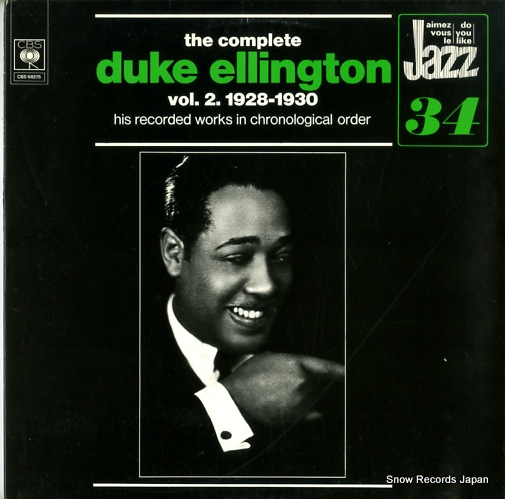 ELLINGTON, DUKE the complete duke ellington vol.2 1928-1930 CBS68275