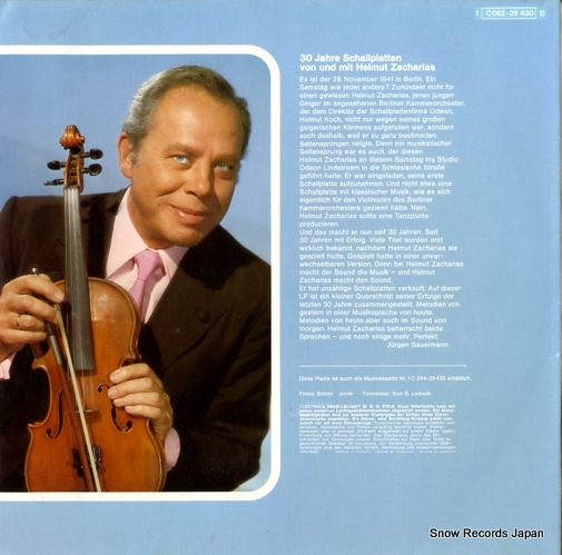 ZACHARIAS, HELMUT seine grossen erfolge 1C062-29430