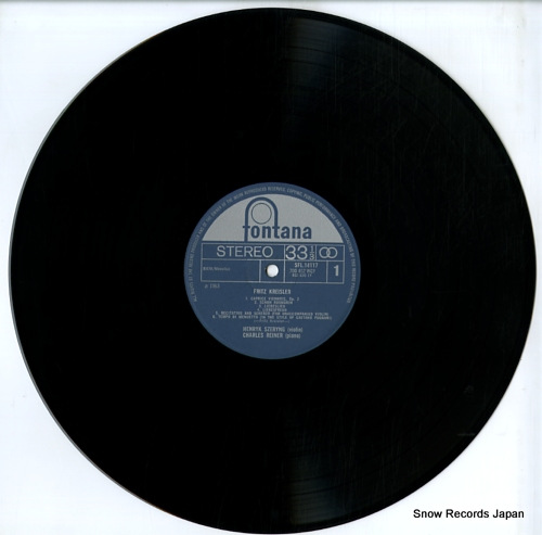 SZERYNG, HENRYK henryk szeryng plays fritz kreisler SFL14117