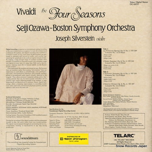 OZAWA, SEIJI vivaldi; the four seasons DG-10070