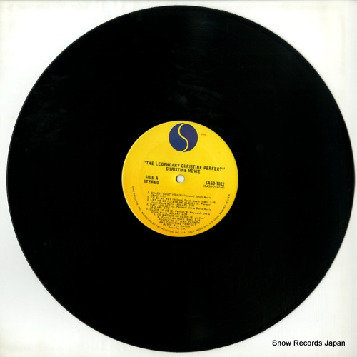 MCVIE, CHRISTINE the legendary christine perfect album SASD-7522